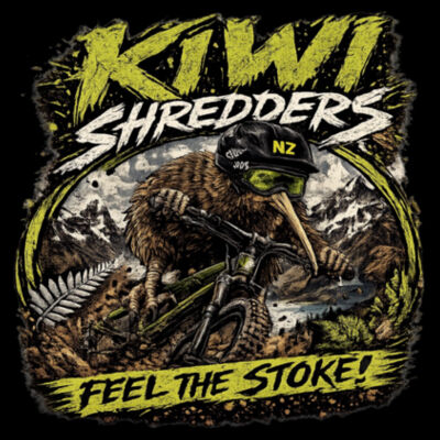 Kiwi Shredders Classic Tee Design