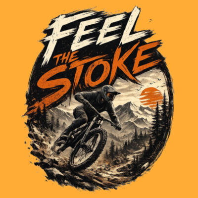 Feel the Stoke DH Casual Hoodie Design